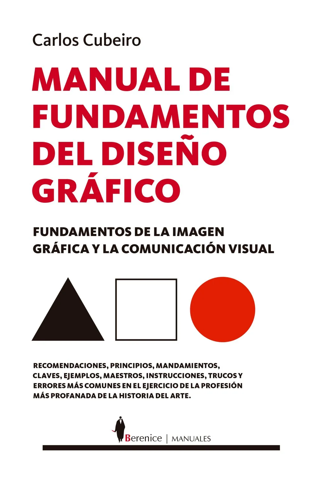 Cubierta de Eso no estaba en mi libro de Historia del Diseño Gráfico con un retrato ilustrado de un hombre con monóculo